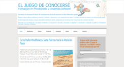 Desktop Screenshot of eljuegodeconocerse.com